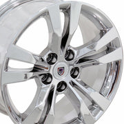 OE Wheels CA15 18x8.5 5x120 32et Chrome Wheel SET