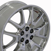 OE Wheels CA12 20x8 6x120 53et Chrome Wheel SET