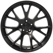 Set(4) 20x9 DG15 Satin Black - 5x115 +18ET