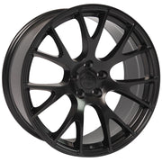 OE Wheels DG15 20x9 5x115 18et Satin Black Wheel SET