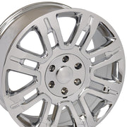 OE Wheels FR98 20x8.5 6x135 Chrome Wheels 275-55-20 Bridgestone Dueler Alenza HL Plus Tires SET