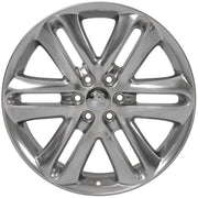 OE Wheels FR76 22x9 6x135 Polished Wheels 285-45-22 Bridgestone Dueler Alenza HL Tires TPMS SET