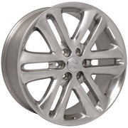 OE Wheels FR76 22x9 6x135 Polished Wheels 285-45-22 Bridgestone Dueler Alenza HL Tires TPMS SET