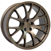 Set(4) 22x10 DG69 Satin Bronze - 5x139.7 +25ET with 33x12.50r22 TBB TS-57 RT Tires &amp; TPMS