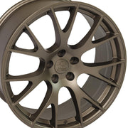 OE Wheels DG69 22x10 5x139.7 25et Satin Bronze Wheel SET