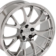 Set(4) 22x10 DG69 Chrome - 5x139.7 +25ET with 285/45r22 Bridgestone Dueler Alenza HL Tires