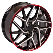 HD06 Gloss Gunmetal Machined Face - Two Tone