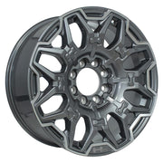 22x9.5 HM02 Gloss Gunmetal Machined - 8x165.1 +33ET