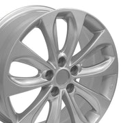 OE Wheels HY02 18x7.5 5x114.3 48et Gloss Silver Wheel SET