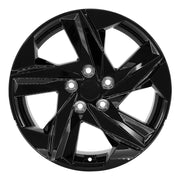 Set(4) 17x7 HY12 Gloss Black - 5x114.3 +45ET