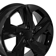 Set(4) 17x7 HY12 Gloss Black - 5x114.3 +45ET