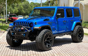 Set(5) 20x9 4P06 Gloss Black Brushed with Tinted Clear - 5x127 &amp; 5x139.7 +0ET with 275/55r20 Sailun TerraMax AT2 Tires