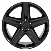 OE Wheels JP06 20x9 5x127 34.75et Gloss Black Wheel SET