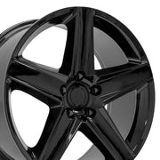 OE Wheels JP06 20x9 5x127 34.75et Gloss Black Wheel SET