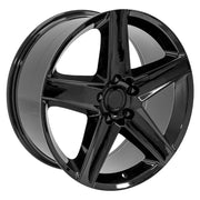 OE Wheels JP06 20x9 5x127 34.75et Gloss Black Wheel SET