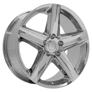 OE Wheels JP06 20x9 5x127 Chrome Wheels 265-50-20 Goodyear Fortera HL Tires SET