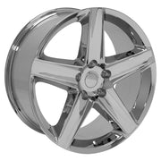 OE Wheels JP06 20x9 5x127 Chrome Wheels 265-50-20 Goodyear Fortera HL Tires SET