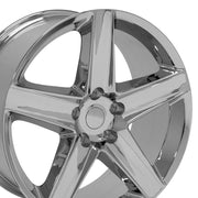 OE Wheels JP06 20x9 5x127 34.75et Chrome Wheel SET