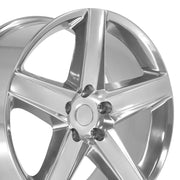 OE Wheels JP06 20x9 5x127 34.75et Polished Wheel SET