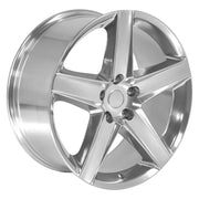 OE Wheels JP06 20x9 5x127 34.75et Polished Wheel SET