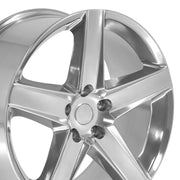 OE Wheels JP06 20x9 5x127 34.75et Polished Wheel SET