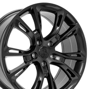 OE Wheels JP16 20x8.5 5x127 42et Satin Black Wheel SET
