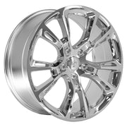 OE Wheels JP16 20x8.5 5x127 Chrome Wheels 265-50-20 Goodyear Fortera HL Tires SET