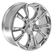 OE Wheels JP16 20x8.5 5x127 Chrome Wheels 265-50-20 Goodyear Fortera HL Tires SET