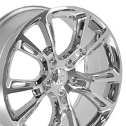 OE Wheels JP16 20x8.5 5x127 42et Chrome Wheel SET