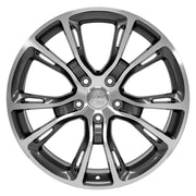 20x8.5 JP16 Gloss Gunmetal Machined - 5x127 +38ET