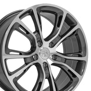 20x8.5 JP16 Gloss Gunmetal Machined - 5x127 +42ET