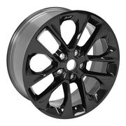 Set(4) 20x8 JP26 Gloss Black - 5x127 +44.45ET
