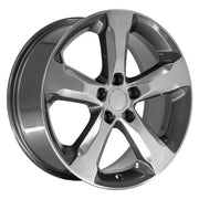 20x8.5 JP28 Gloss Gunmetal with Polished Face - 5x127 +50ET