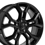 Set(5) 20x8.5 JP29 Gloss Black - 5x127 +50ET