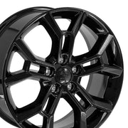Set(4) 20x8.5 JP29 Gloss Black - 5x127 +50ET
