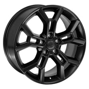 OE Wheels JP29 20x8.5 5x127 50et Satin Black Wheel SET