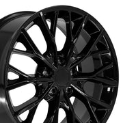 Set(4) 20x8.5 JP30 Gloss Black - 5x127 +50ET