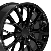 Set(4) 20x8.5 JP30 Gloss Black - 5x127 +50ET