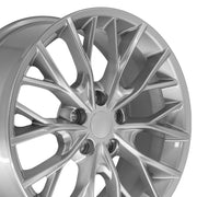 20x8.5 JP30 Gloss Hyper Silver - 5x127 +50ET
