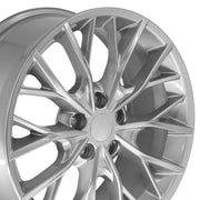 20x8.5 JP30 Gloss Hyper Silver - 5x127 +50ET