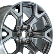 20x9 JP31 Satin Gunmetal Machined - 6x139.7 +19.05ET