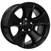 Set(4) 17x7.5 JP33 Satin Black - 5x127 +12ET