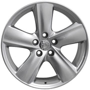 OE Wheels LX19 18x8 5x114.3 Gloss Hyper Silver Wheels 245-40-18 Ironman iMove GEN 3 Tires SET