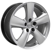 OE Wheels LX19 18x8 5x114.3 Gloss Hyper Silver Wheels 245-40-18 Ironman iMove GEN 2 Tires SET