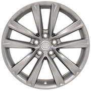 OE Wheels LX24 19x7.5 5x114.3 35et Gloss Hyper Silver Wheel SET