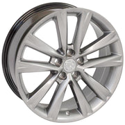 OE Wheels LX24 19x7.5 5x114.3 35et Gloss Hyper Silver Wheel SET