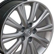 OE Wheels LX43 17x7 5x114.3 45et Gloss Hyper Silver Wheel SET