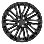 OE Wheels LX58 20x8 5x114.3 30et Gloss Black Wheel SET