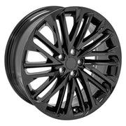OE Wheels LX58 20x8 5x114.3 30et Gloss Black Wheel SET