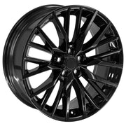 Set(4) 20x8 LX59 Gloss Black - 5x114.3 +30ET